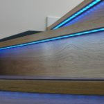 подсветка лестницы в частном доме фото