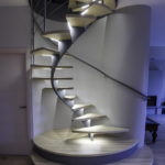 подсветка лестницы в частном доме дизайн идеи