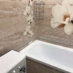 пвх панели в ванной комнате фото декор