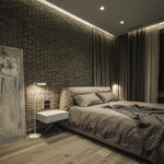 спальня в стиле лофт дизайн идеи