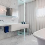ванная комната в белом цвете оформление идеи