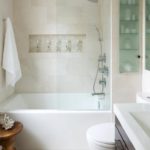 ванная комната в белом цвете дизайн фото