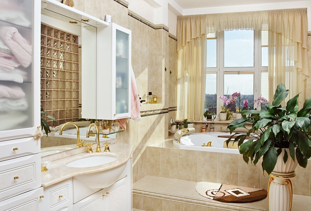 ванная комната в классическом стиле интерьер