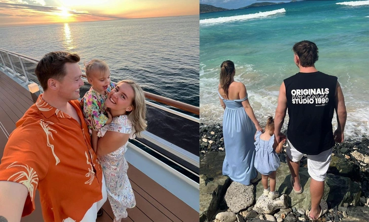 29-летний отец работает вахтой на круизном лайнере. Это не помешало ему подарить дочке счастливое детство